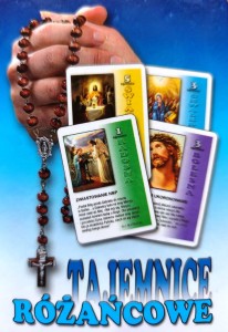 Tajemnice różańcowe - karty średnie w obwolucie - do kupienia